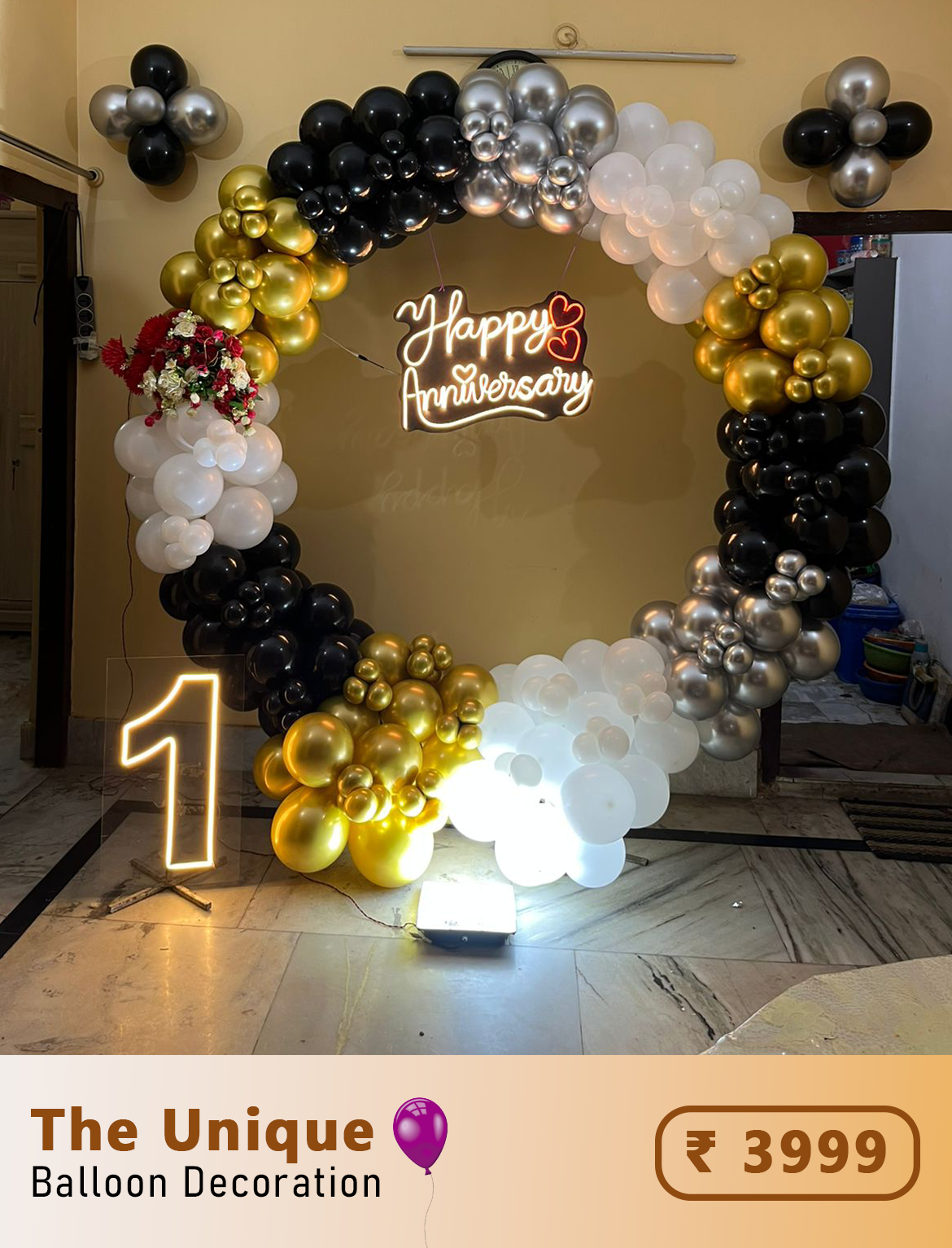 Happy Anniversary Ring Setup